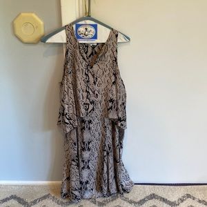 High quality Parker snakeskin dress, size large